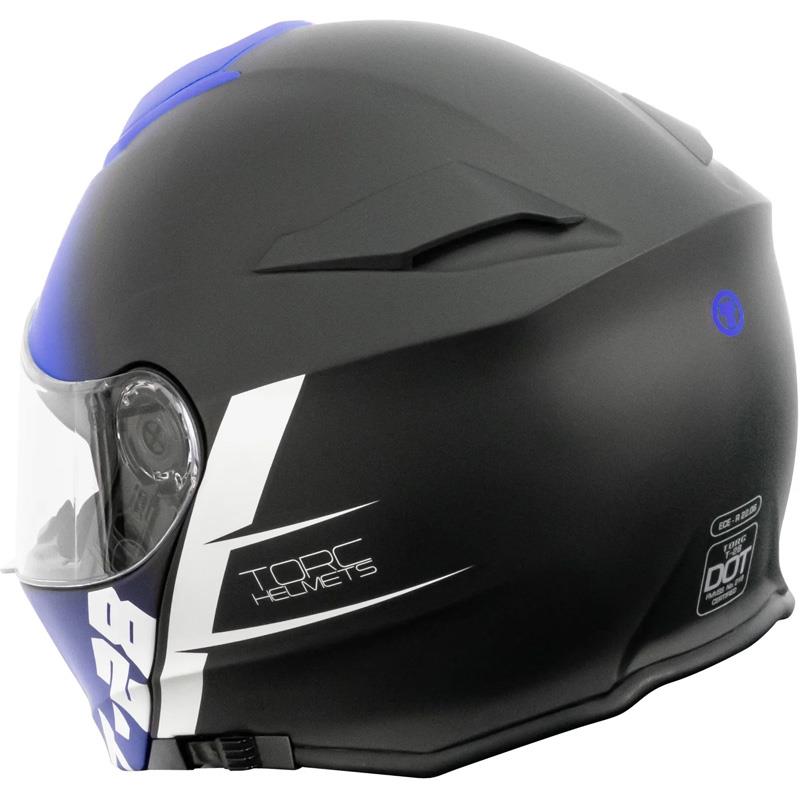 Torc T28 T28B Helmet Bluetooth or without - Flip Up Modular Inner Shield DOT ECE - Picture 57 of 103