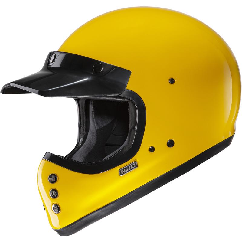 HJC V60 Helmet Full Face Retro Fiberglass Inner Shield Speaker Pocket DOT XS-2XL - Picture 13 of 17