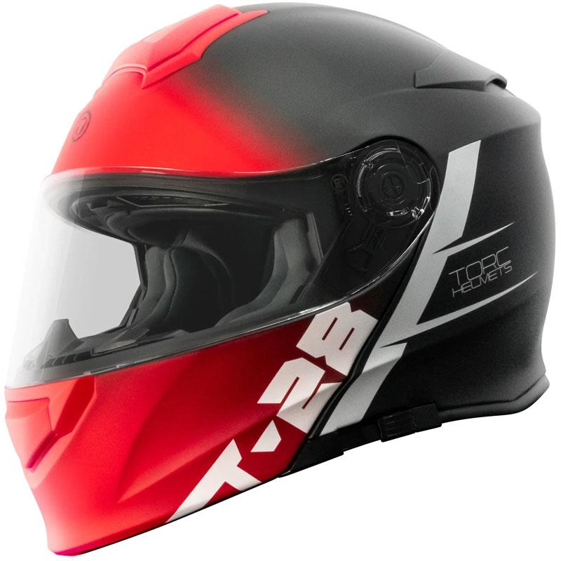 Torc T28 T28B Helmet Bluetooth or without - Flip Up Modular Inner Shield DOT ECE - Picture 66 of 103
