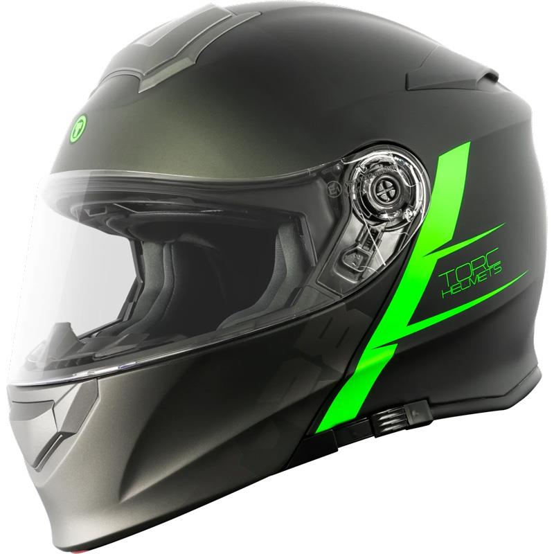 Torc T28 T28B Helmet Bluetooth or without - Flip Up Modular Inner Shield DOT ECE - Picture 58 of 103