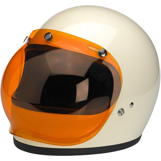 Biltwell 3 Snap Bubble Shield Universal Bonanza Gringo Helmet FAST
