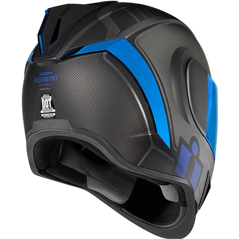 ICON Airform Helmet Inner Sun Shield HydraDry Removable Liner DOT ECE XS-3XL - Picture 74 of 78