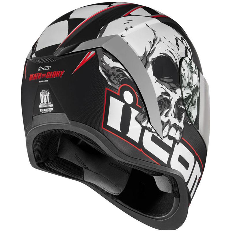 ICON Airform Helmet Inner Sun Shield HydraDry Removable Liner DOT ECE XS-3XL - Picture 5 of 78