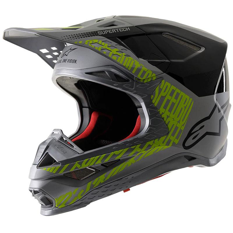 Alpinestars Supertech M8 Helmet Contact Dark Red/White XS Off Road MIPS DOT ECE - Picture 37 of 106