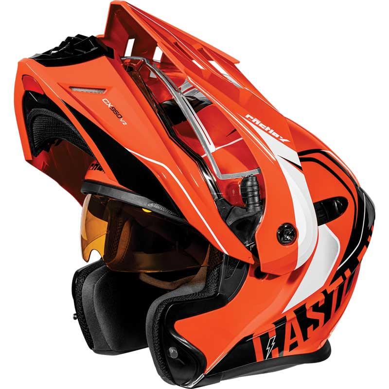Castle X CX950 V2 Helmet Modular Flip Up Anti-Fog Inner Sun Shield DOT XS-3XL - Picture 32 of 54