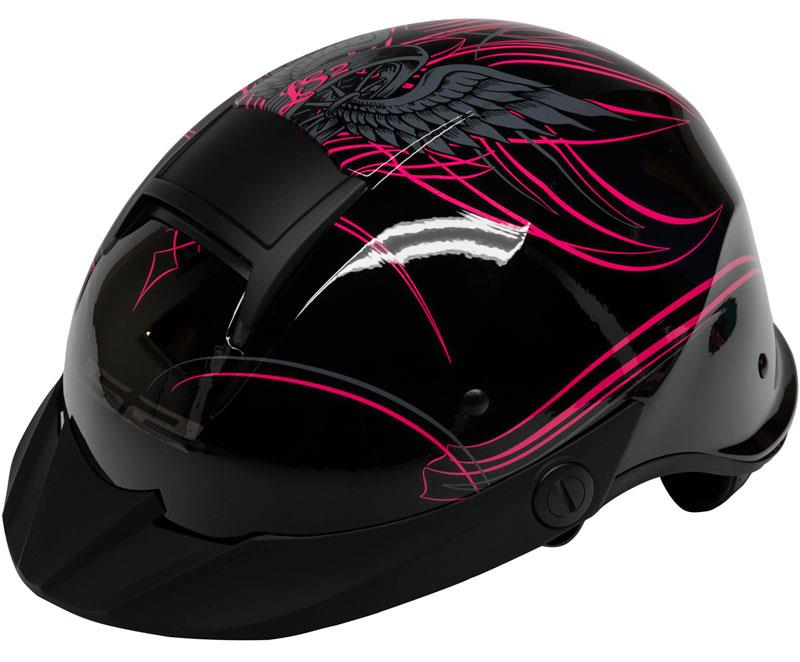 LS2 Rebellion Half Helmet Peak Visor Drop Down Shield Bluetooth Ready DOT XS-2XL - Picture 23 of 28