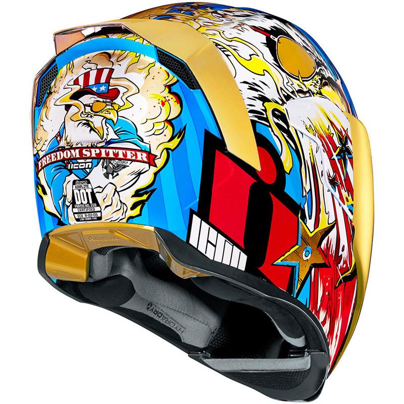 ICON Airform Helmet Inner Sun Shield HydraDry Removable Liner DOT ECE XS-3XL - Picture 29 of 78