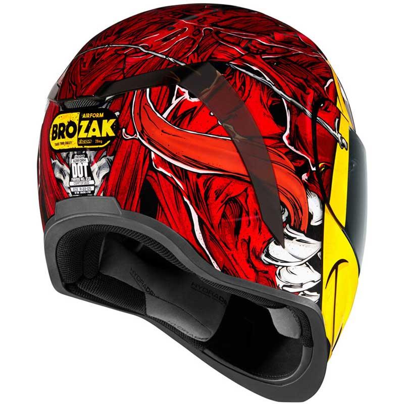 ICON Airform MIPS Helmet Full Face Inner Shield Moisture Wicking DOT ECE XS-3XL - Picture 44 of 67