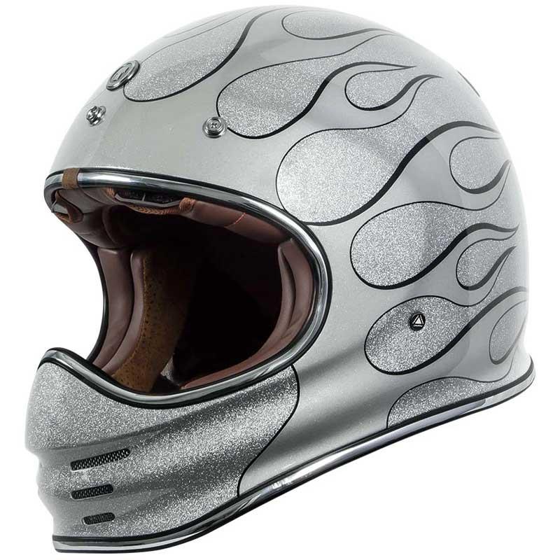 Torc Baja T3 Retro Moto Helmet Motorcycle Full Face Removable Visor DOT XS-2XL - Picture 60 of 66