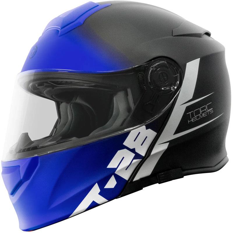 Torc T28 T28B Helmet Bluetooth or without - Flip Up Modular Inner Shield DOT ECE - Picture 50 of 103