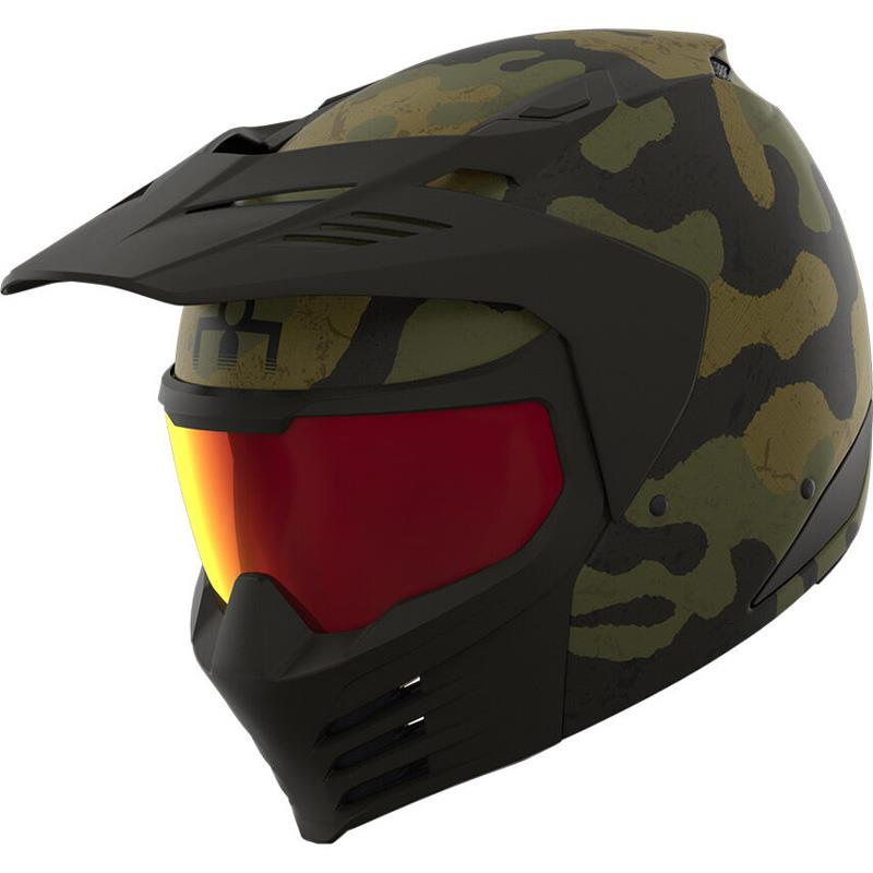 ICON Elsinore Helmet Flip Up Modular Lightweight Moisture Wicking DOT XS-3XL - Picture 19 of 53