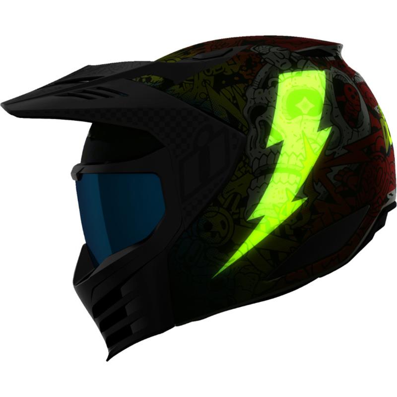 ICON Elsinore Helmet Flip Up Modular Lightweight Moisture Wicking DOT XS-3XL - Picture 39 of 53
