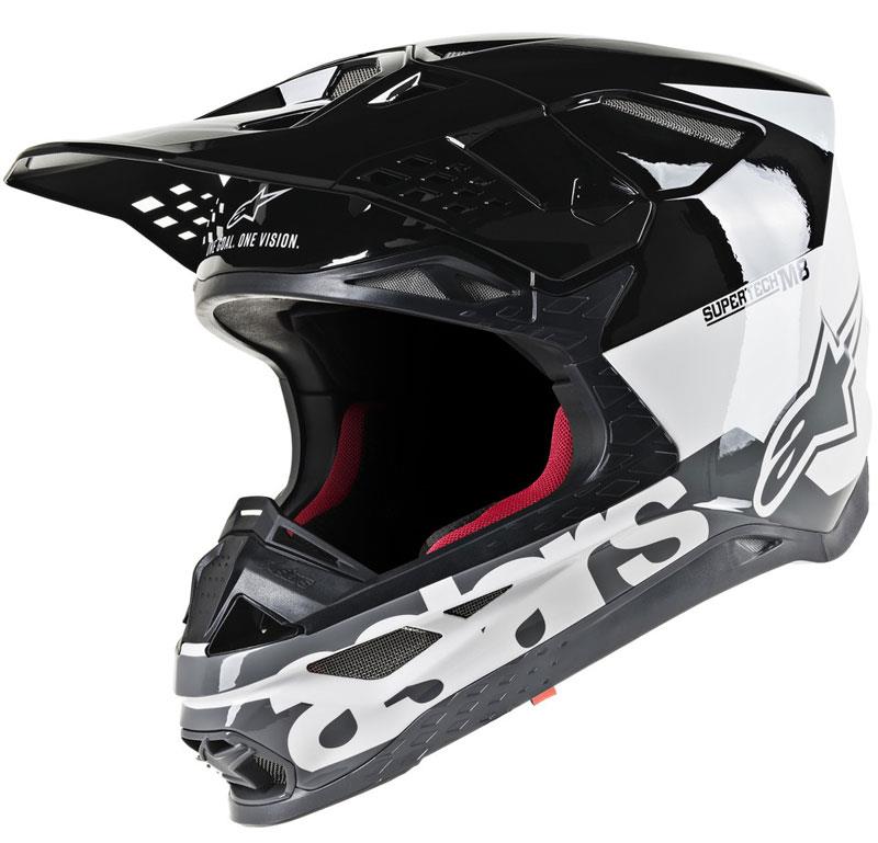 Alpinestars Supertech M8 Helmet Contact Dark Red/White XS Off Road MIPS DOT ECE - Picture 63 of 106
