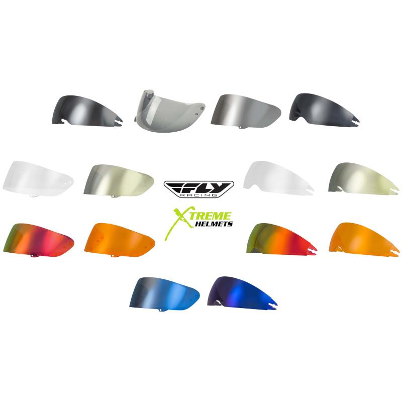 Fly Racing Sentinel Shield Helmet Face Visor Clear Smoke or Mirror eBay