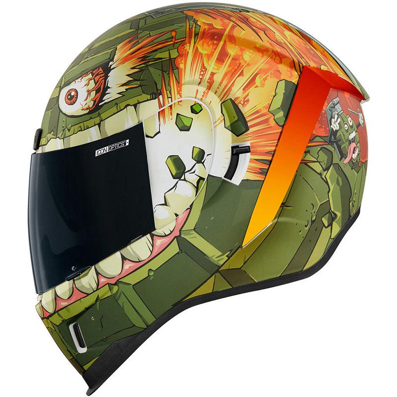 ICON Airform Helmet Inner Sun Shield HydraDry Removable Liner DOT ECE XS-3XL - Picture 62 of 78