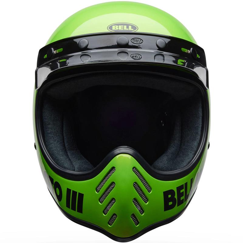 Bell Moto 3 Helmet Full Face Retro Vintage Fiberglass 5-snap Visor DOT XS-2XL - Picture 47 of 89