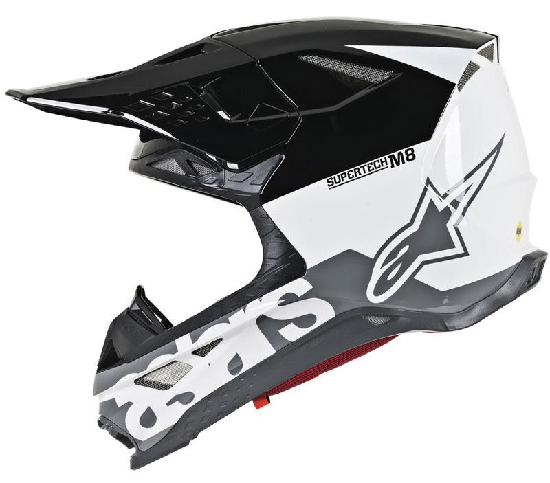 Alpinestars Supertech M8 Helmet Contact Dark Red/White XS Off Road MIPS DOT ECE - Picture 65 of 106