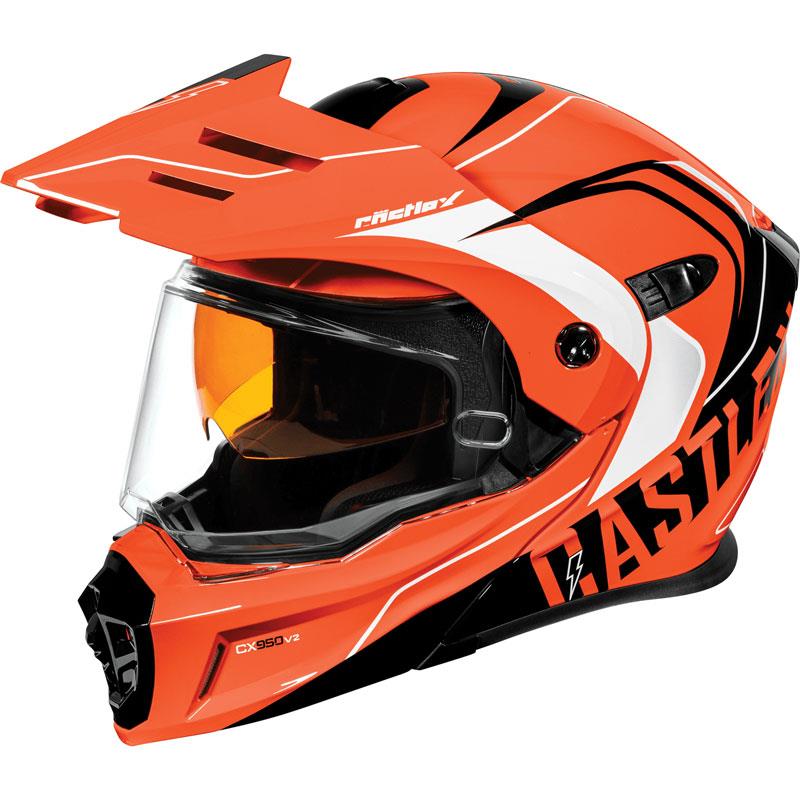 Castle X CX950 V2 Helmet Modular Flip Up Anti-Fog Inner Sun Shield DOT XS-3XL - Picture 31 of 54