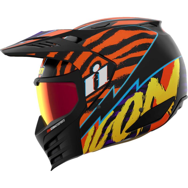 ICON Elsinore Helmet Flip Up Modular Lightweight Moisture Wicking DOT XS-3XL - Picture 42 of 53