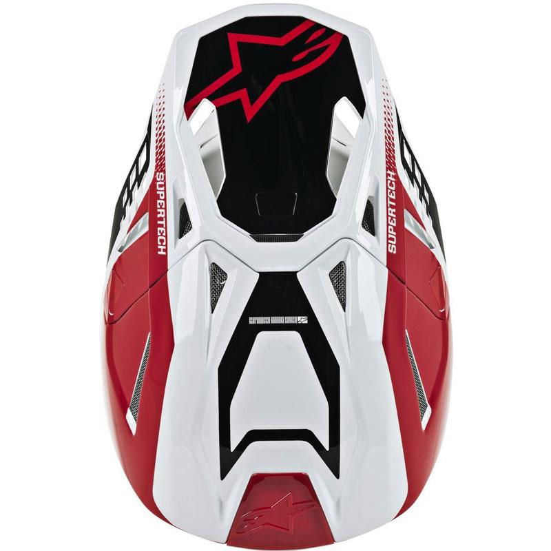 Alpinestars Supertech M8 Helmet Contact Dark Red/White XS Off Road MIPS DOT ECE - Picture 34 of 106