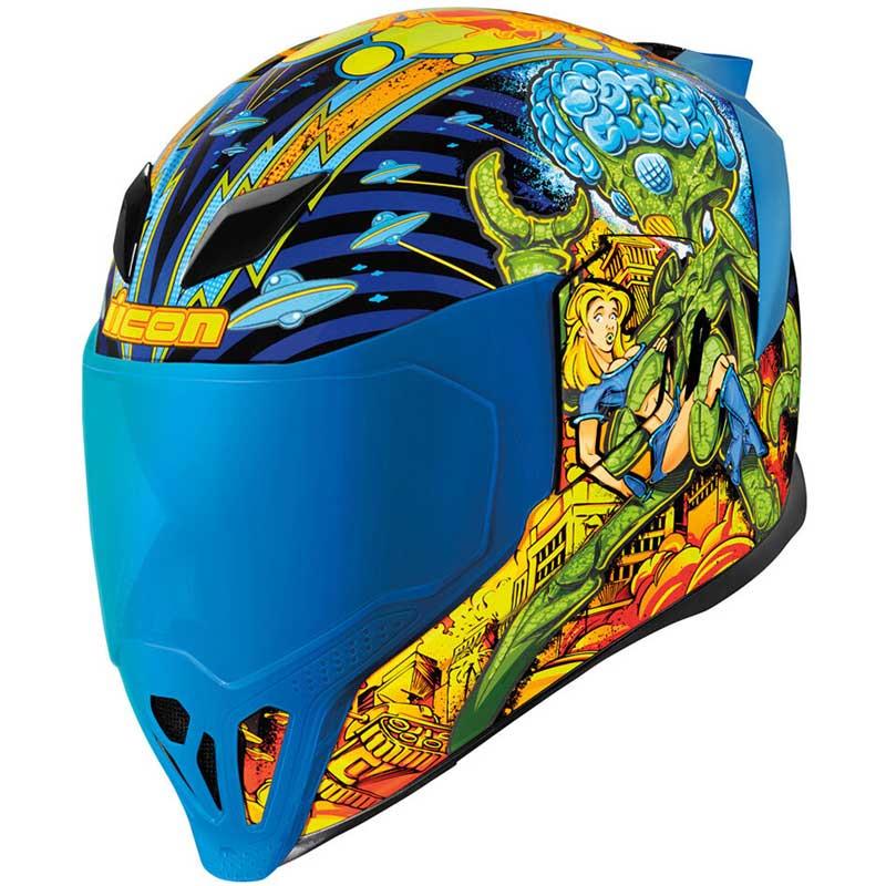 ICON Airflite Helmet Inner Sun Shield HydraDry Liner DOT ECE XS-3XL 2020-21 - Picture 45 of 110