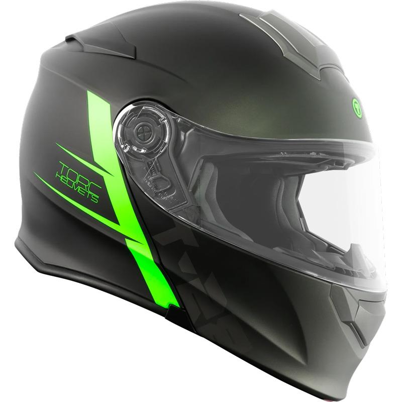 Torc T28 T28B Helmet Bluetooth or without - Flip Up Modular Inner Shield DOT ECE - Picture 60 of 103
