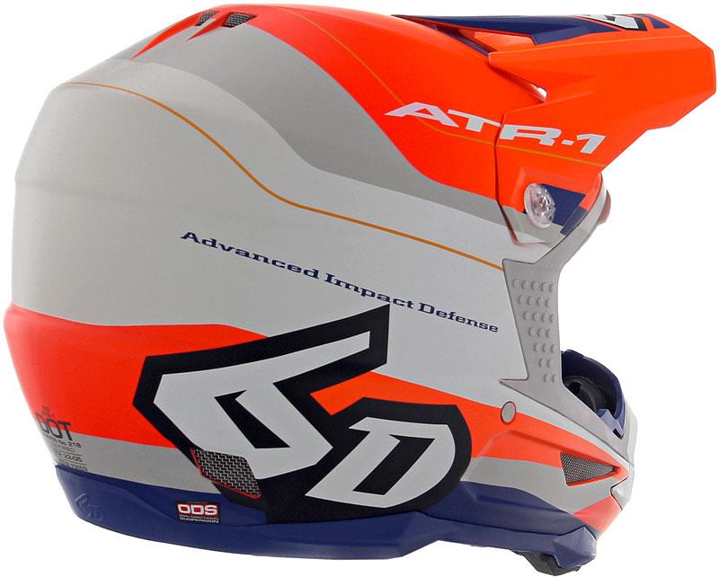 6D ATR-1 Helmet Off Road Dirt Bike MX Removable Liner XS-2XL DOT ECE ACU - Foto 49 di 68