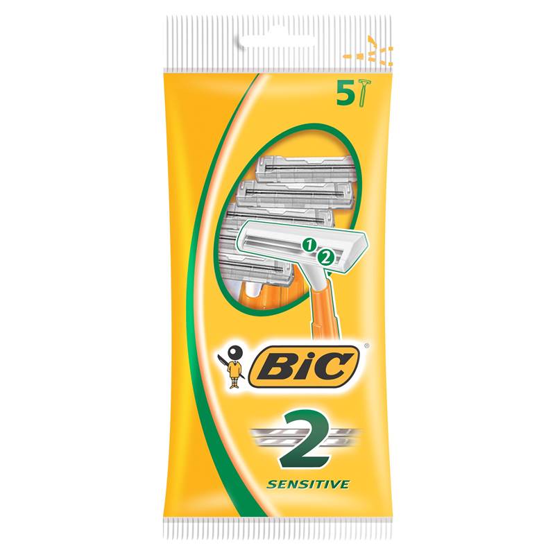 BIC 2 Sensitive Shaver Pack 5 3086126674704 eBay