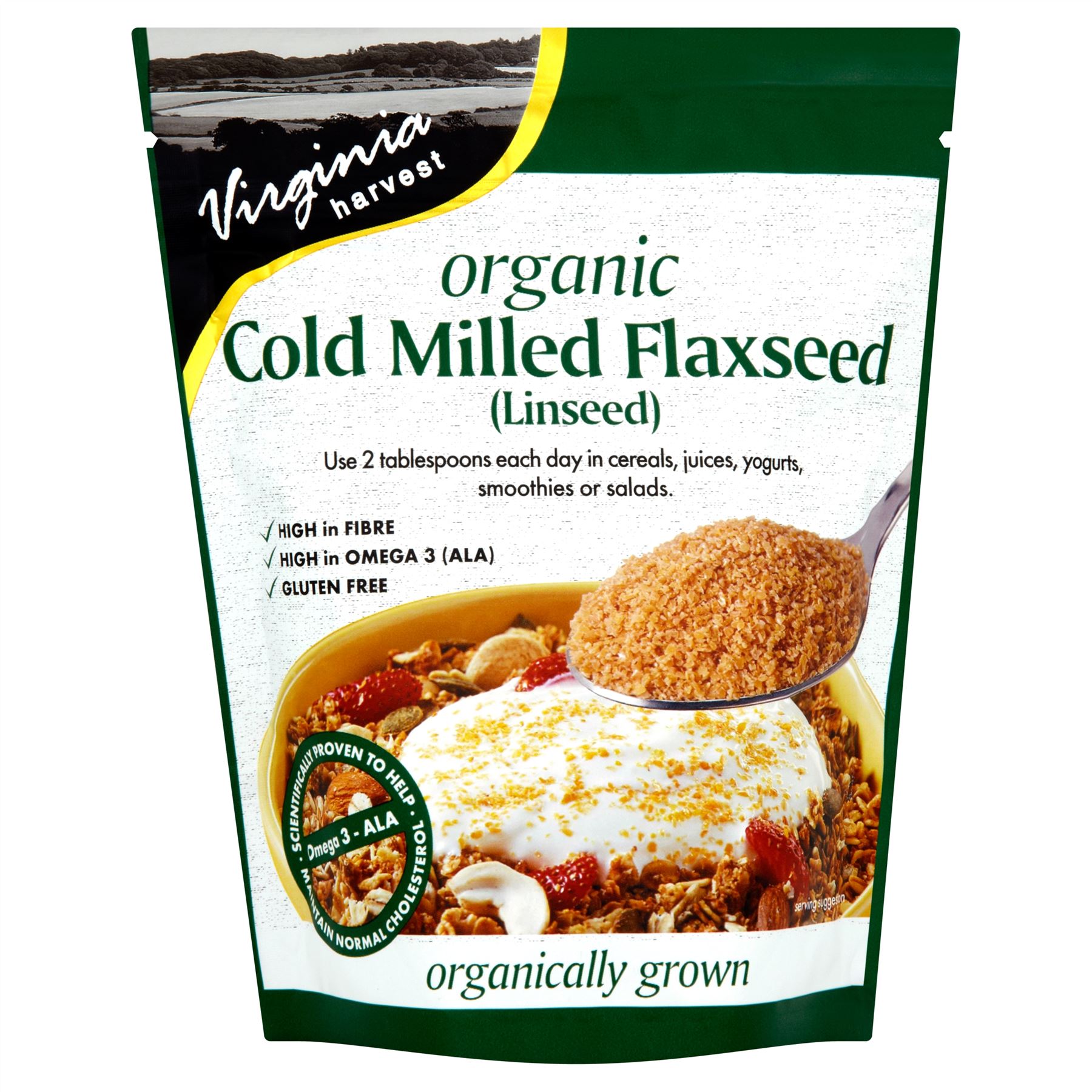 Virginia Harvest Organic Cold Milled Flaxseed (Linseed) 200g