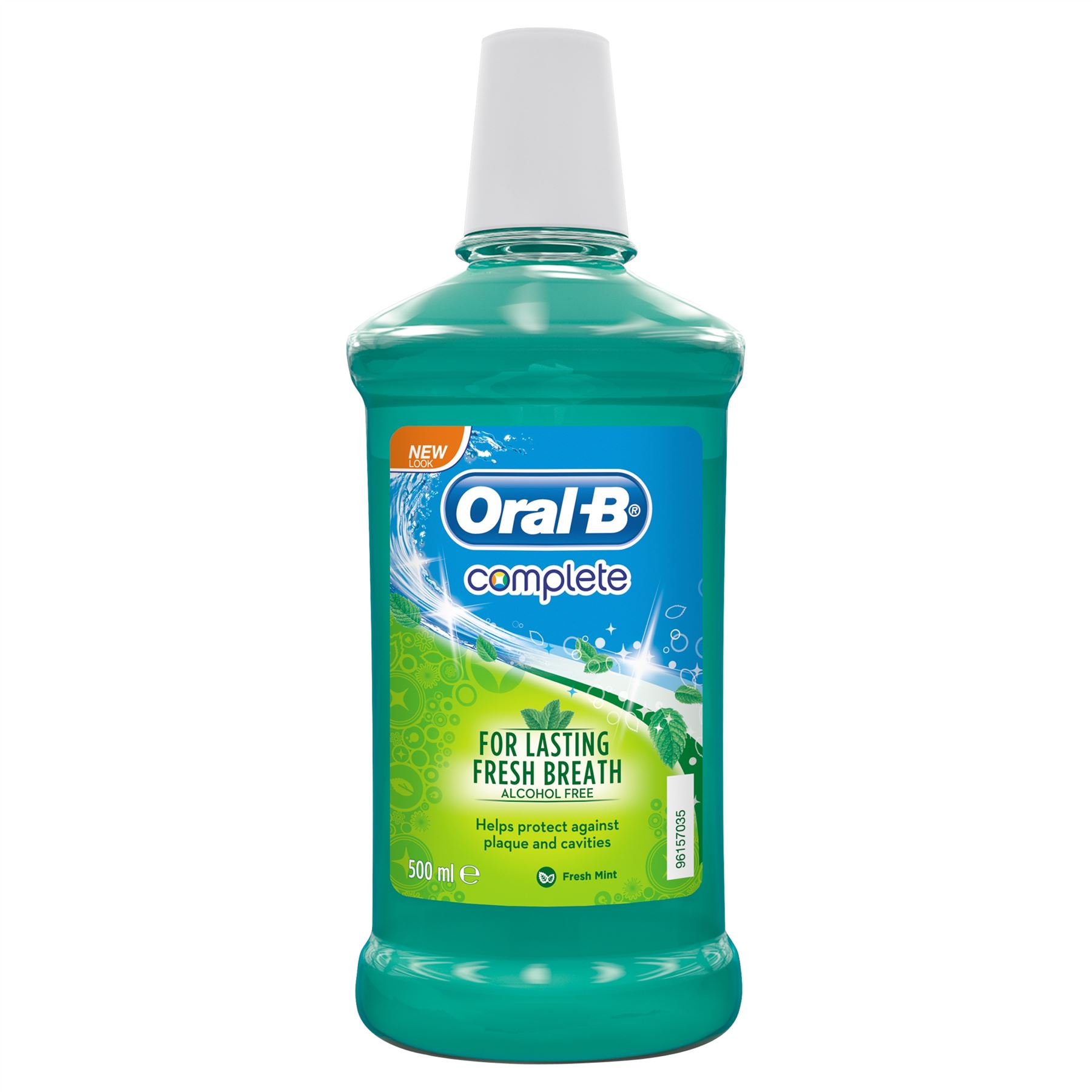 OralB Complete Mouthwash No Alcohol Fresh Mint 500 ml eBay