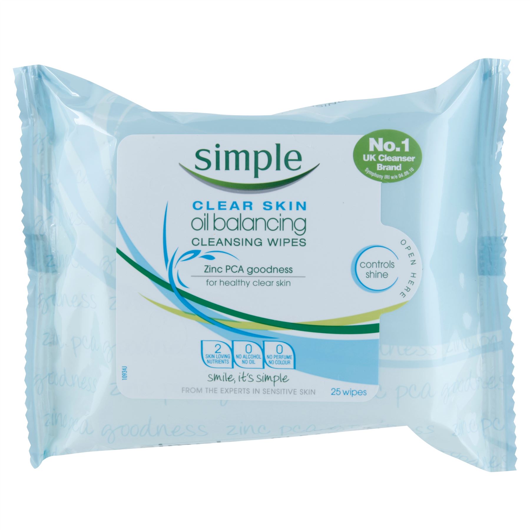 Image result for simple clear skin oil balancing wipes