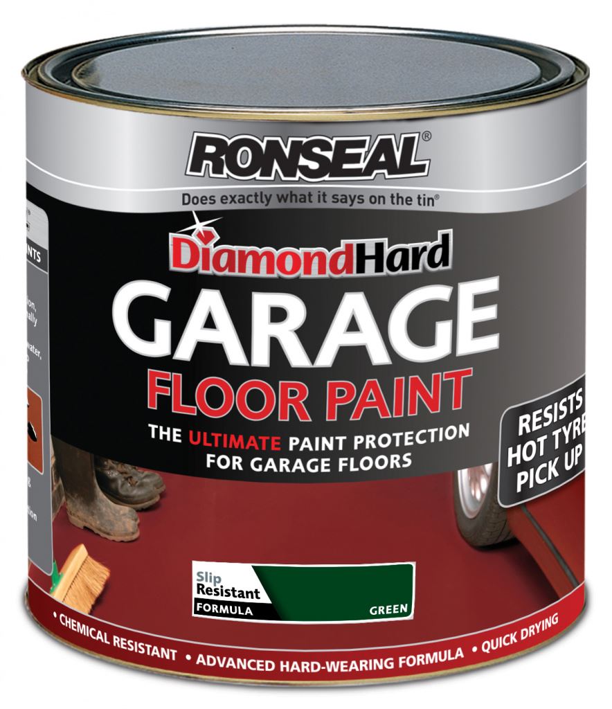 Ronseal Diamond Hard Garage Floor Paint 5L Green Floor Paint 36635 eBay