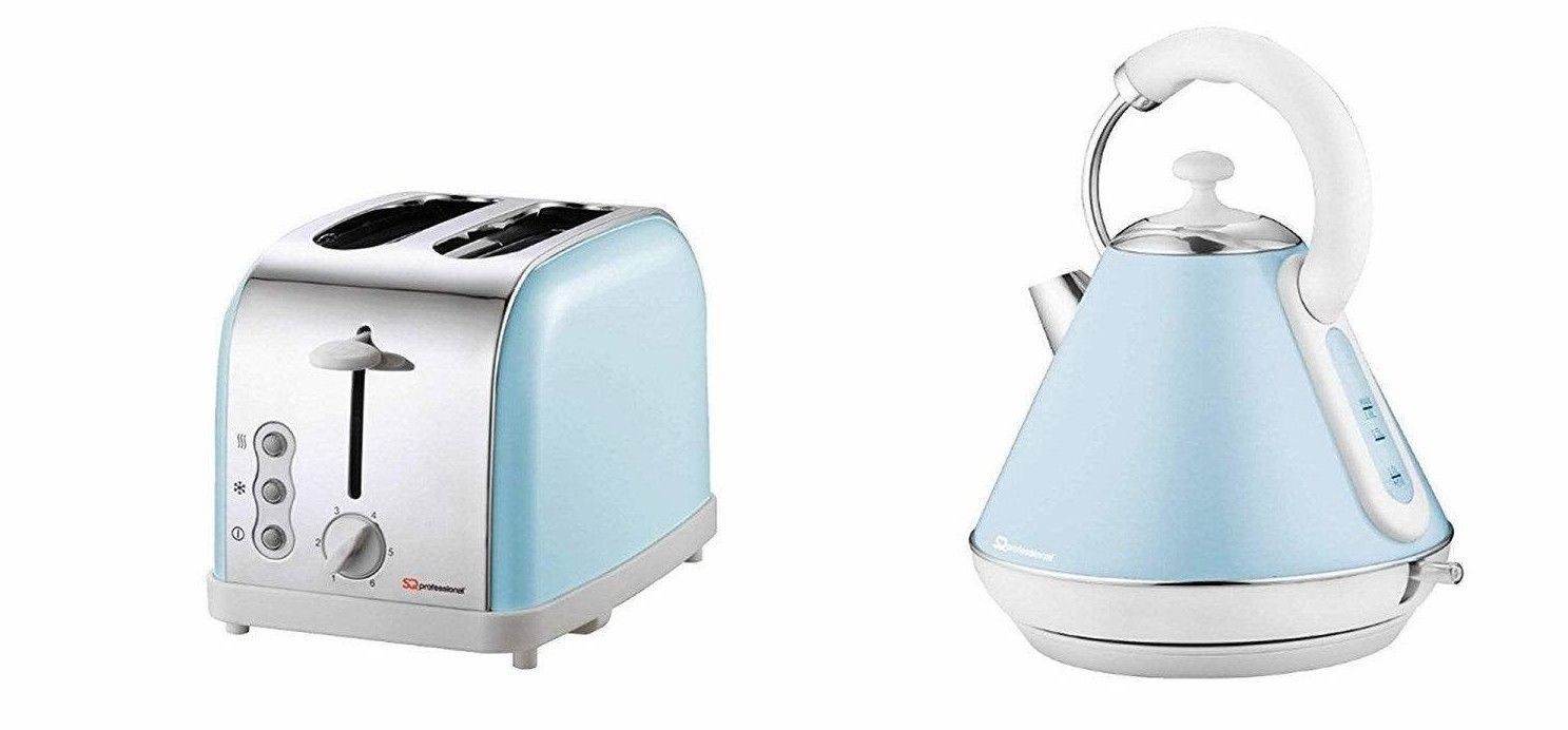 Blue Toaster, Kettle, Bread bin, Mug Tree, Canisters,Towel Holder