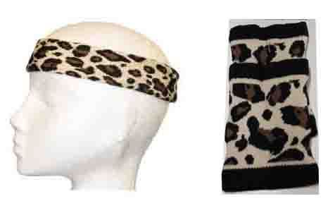 Ladies Head Band And Towelling Wrist Band Set Yoga Dance Tennis Sweatband 80s
