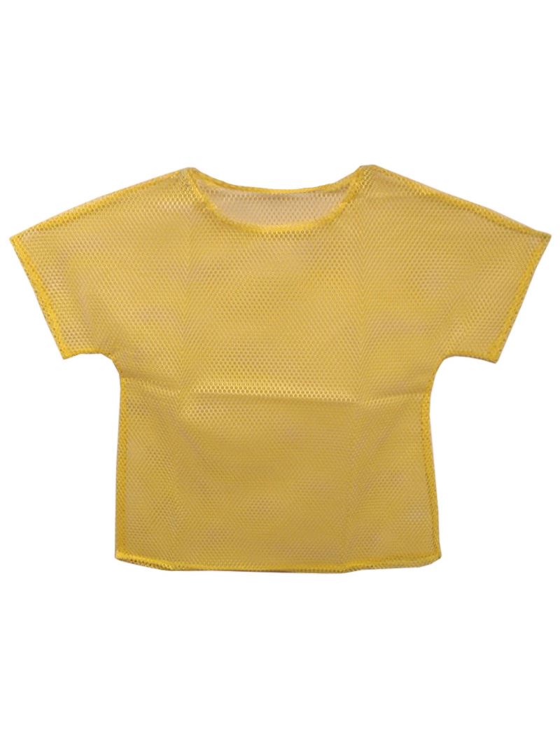 Retro Neon TShirt Bright 80s Mesh Top Vest Punk Mod 1980s Fancy Dress