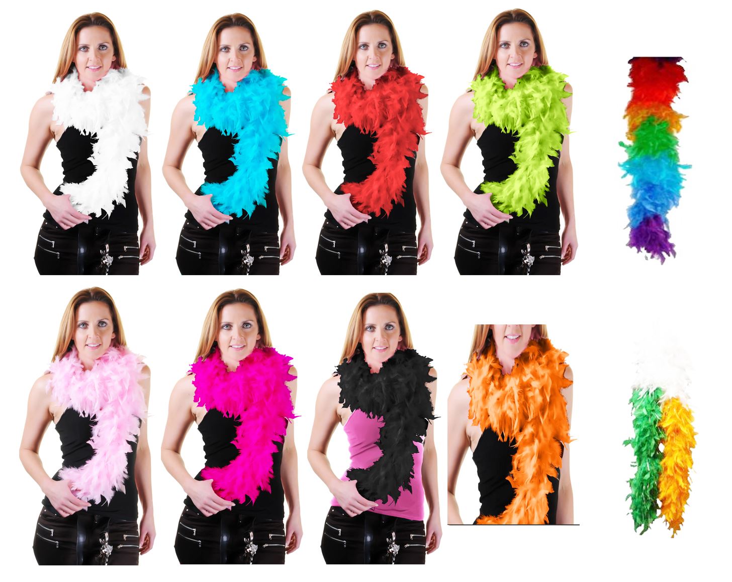 LADIES 150 CM High Quality 50gm Feather Boa 20s Flapper Hen Night Fancy Dress