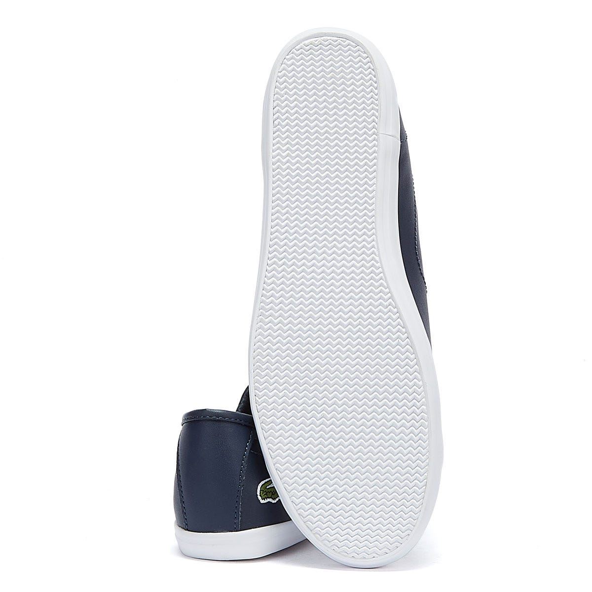 blue lacoste trainers