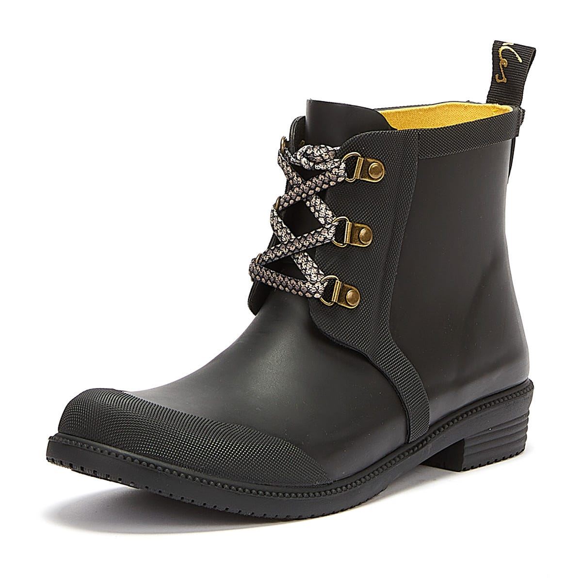 Joules Ashby Lace Up Womens Black 