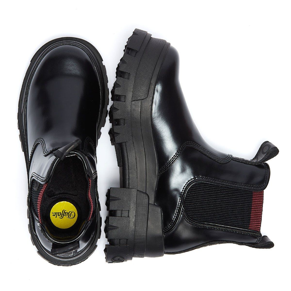 Buffalo Aspha Chelsea Womens Black 