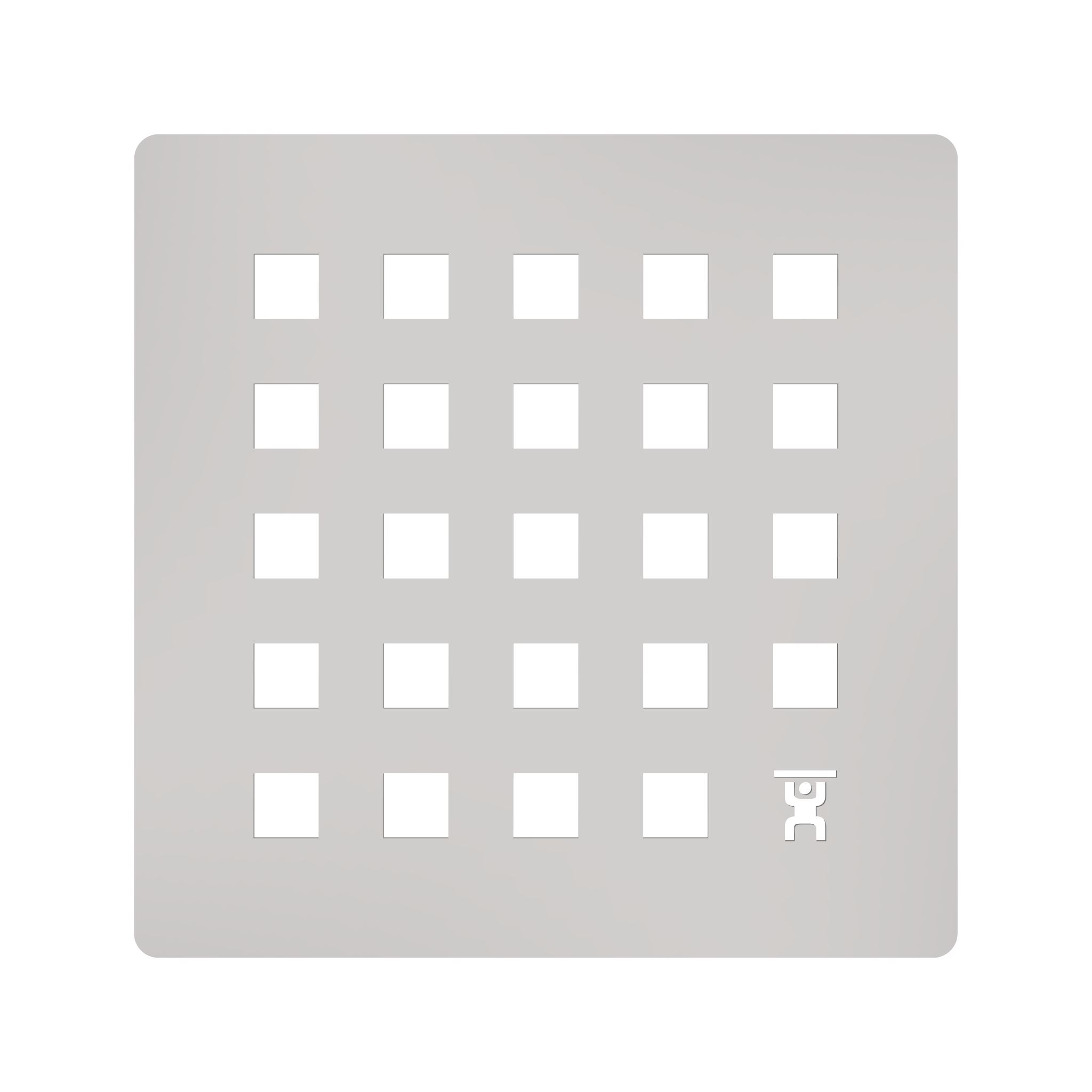 GURU USA Evo Lite Square Drain, 4"