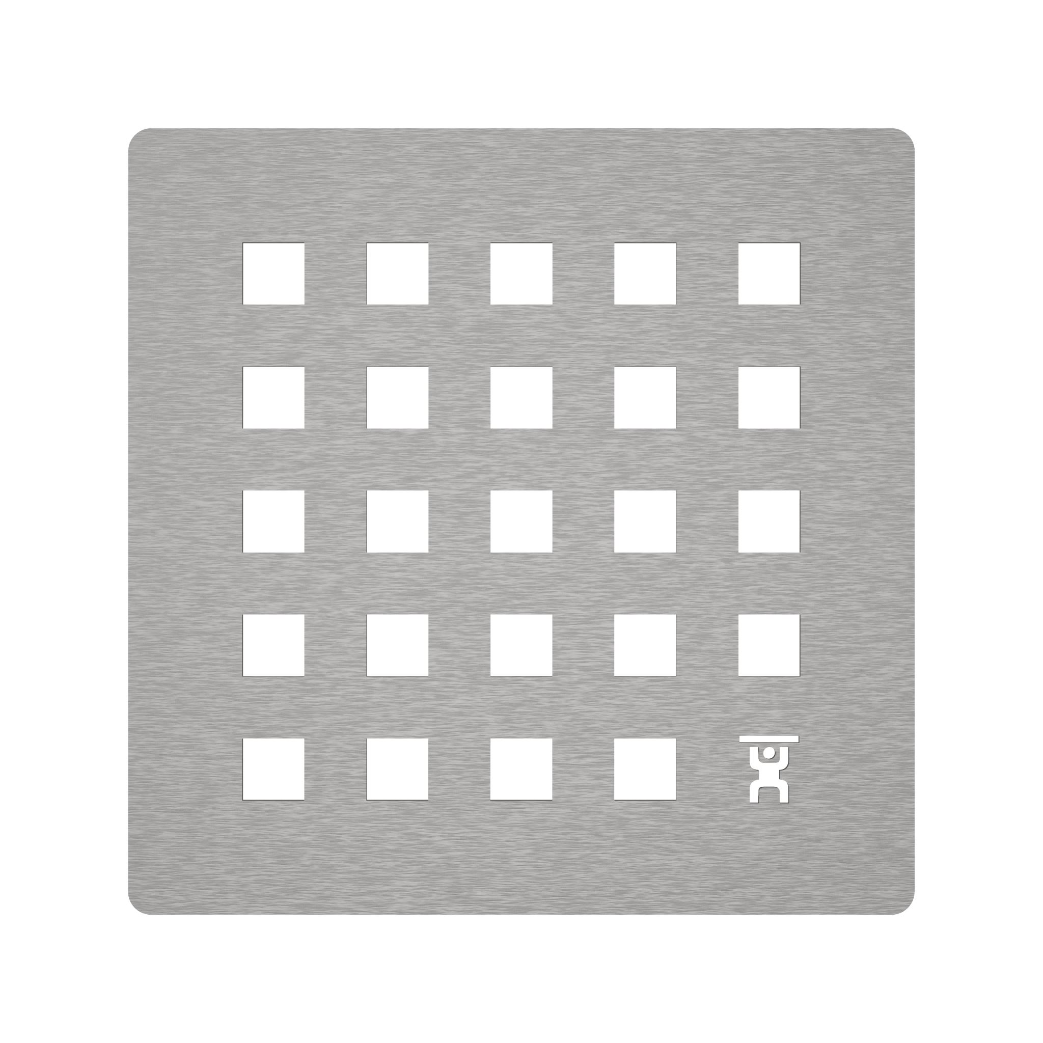 GURU USA Evo Lite Square Drain, 4"