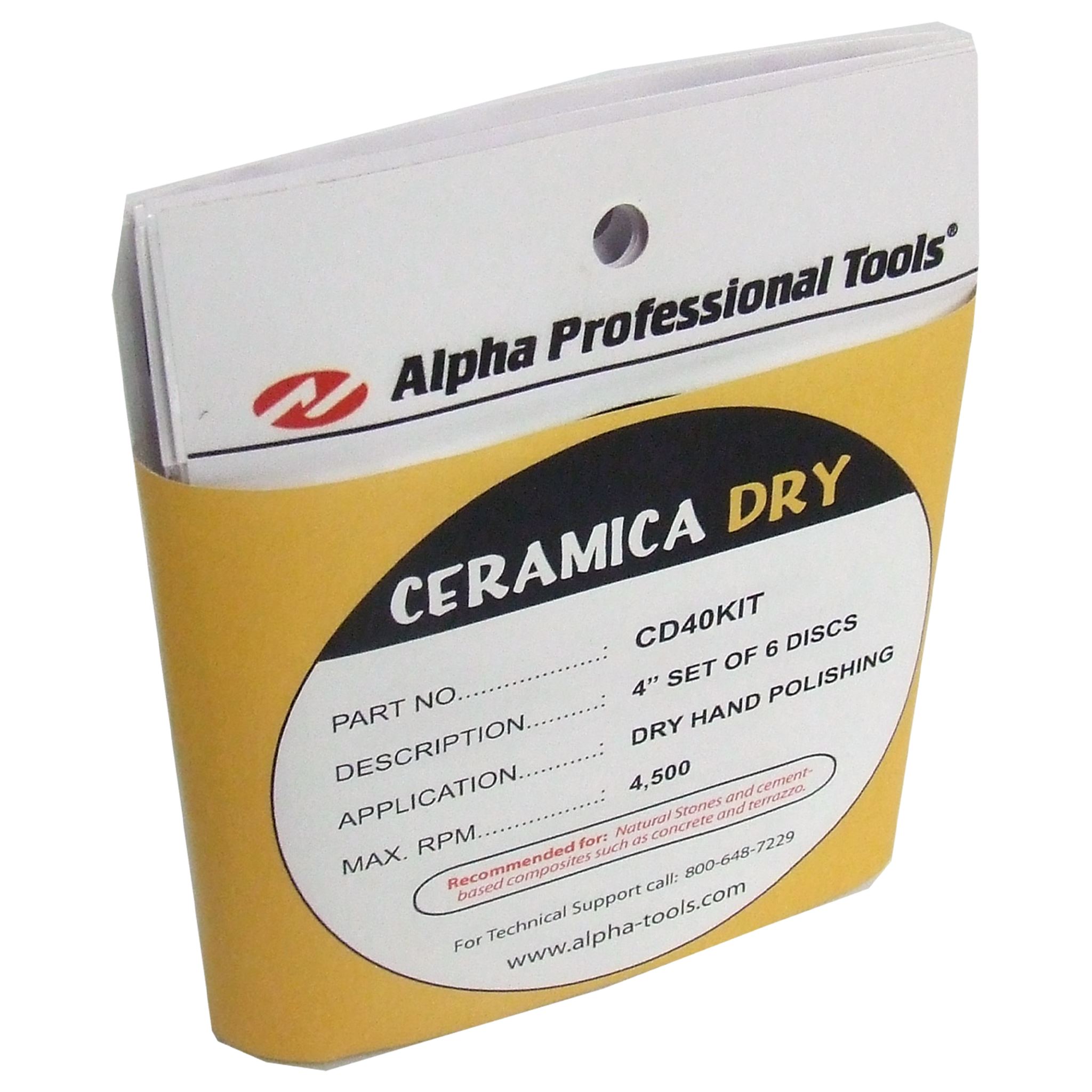 Alpha Professional Tools Ceramica Dry 4" - Foto 8 di 8