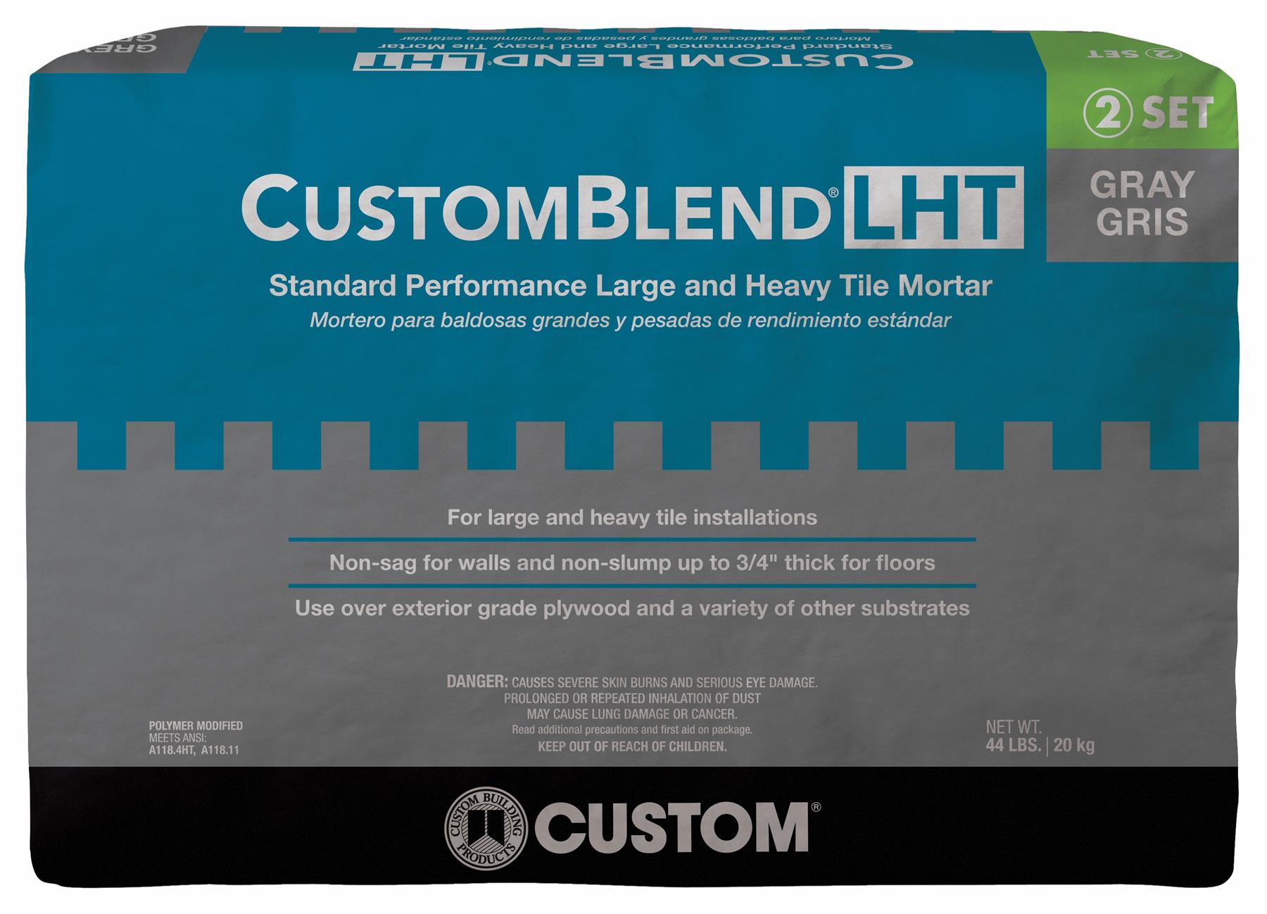 CUSTOM CustomBlend LHT Large & Heavy Tile Mortar