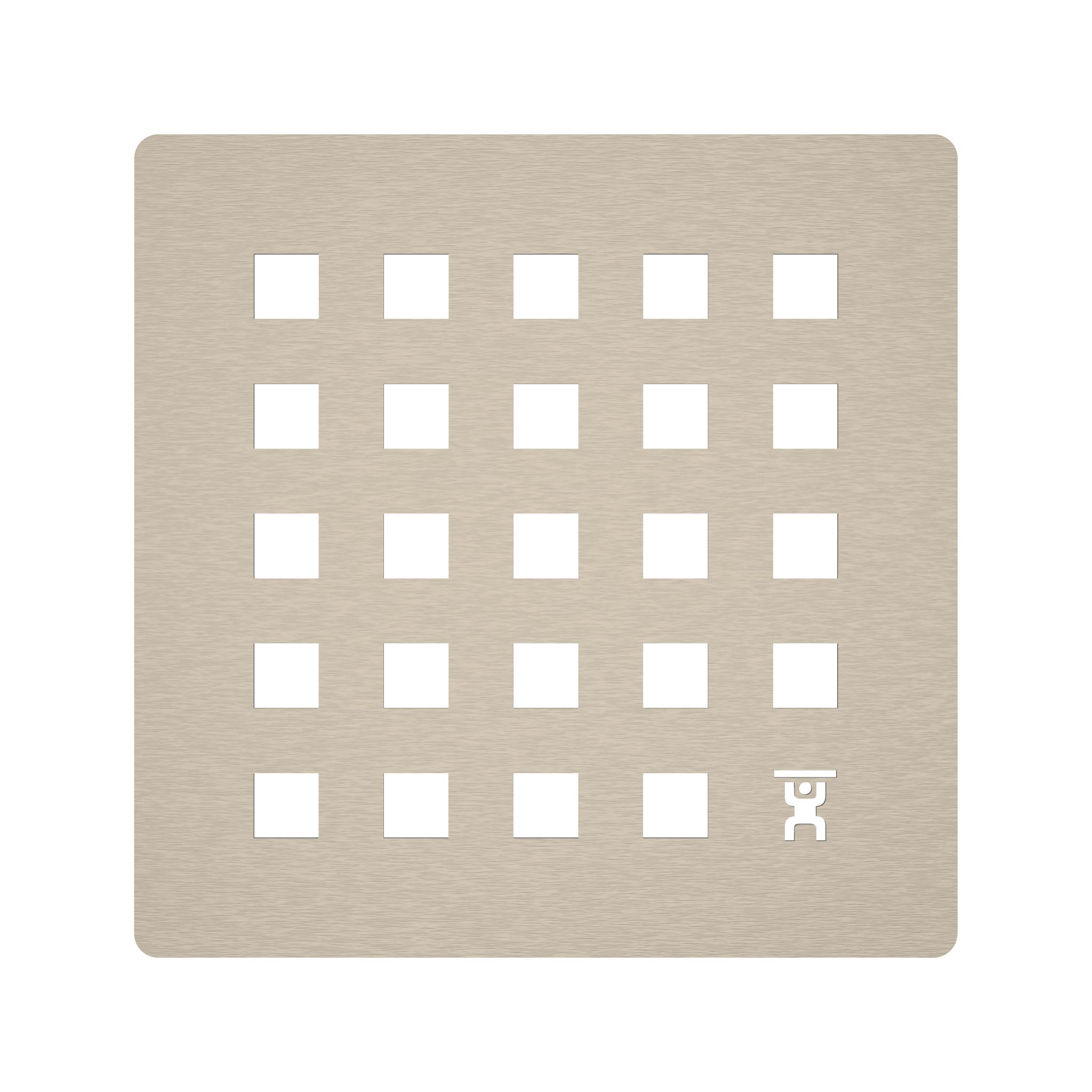 GURU USA Evo Lite Square Drain, 4"