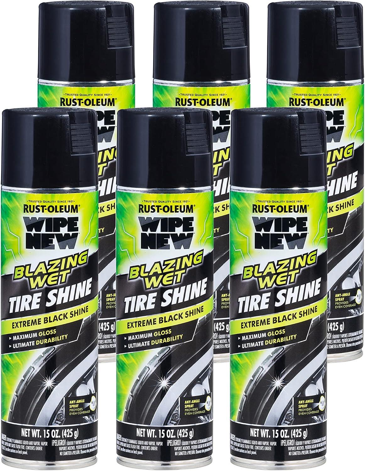 Rust-Oleum Wipe New Blazing Wet Tire Shine, Black