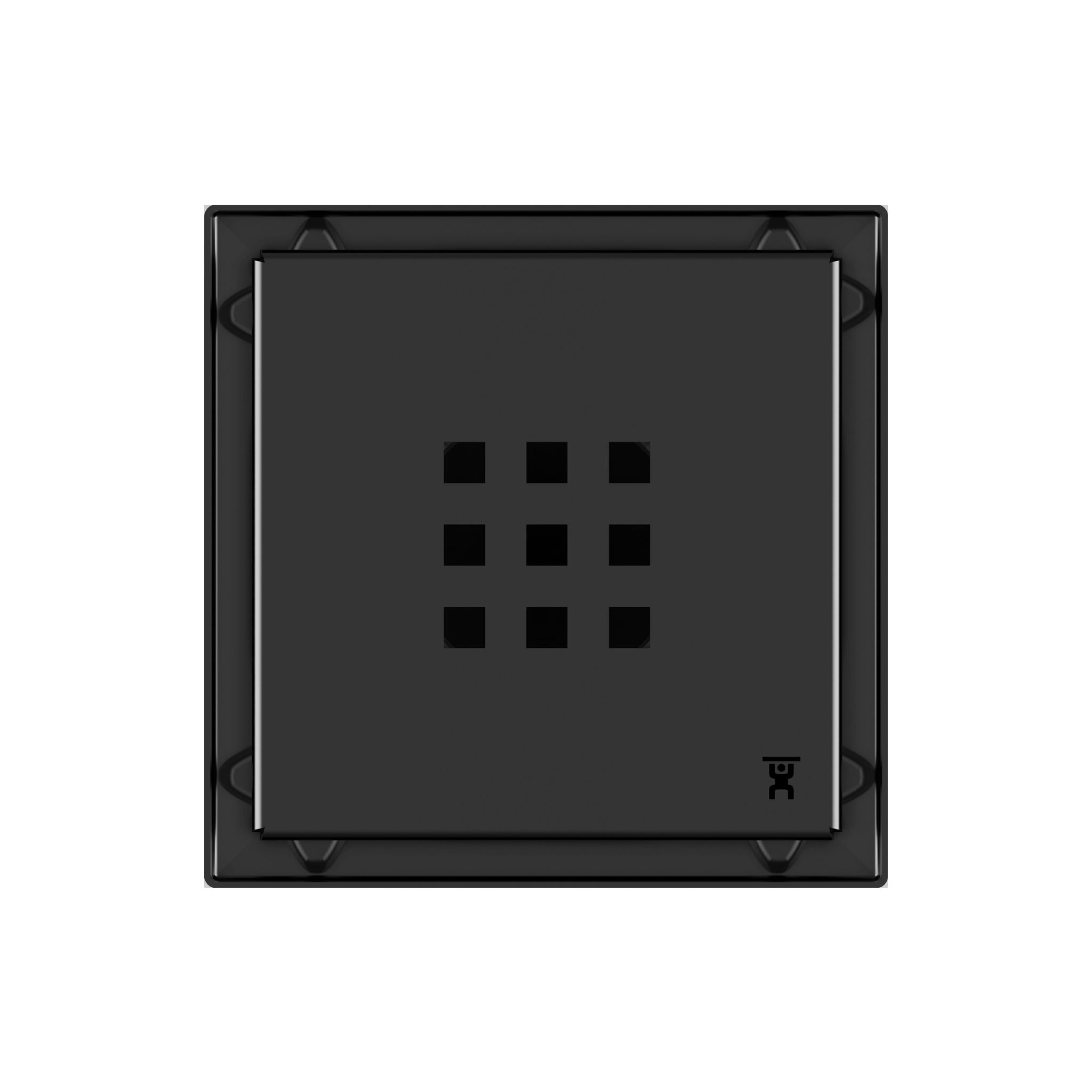 GURU USA Evolux Square Drain, 4"