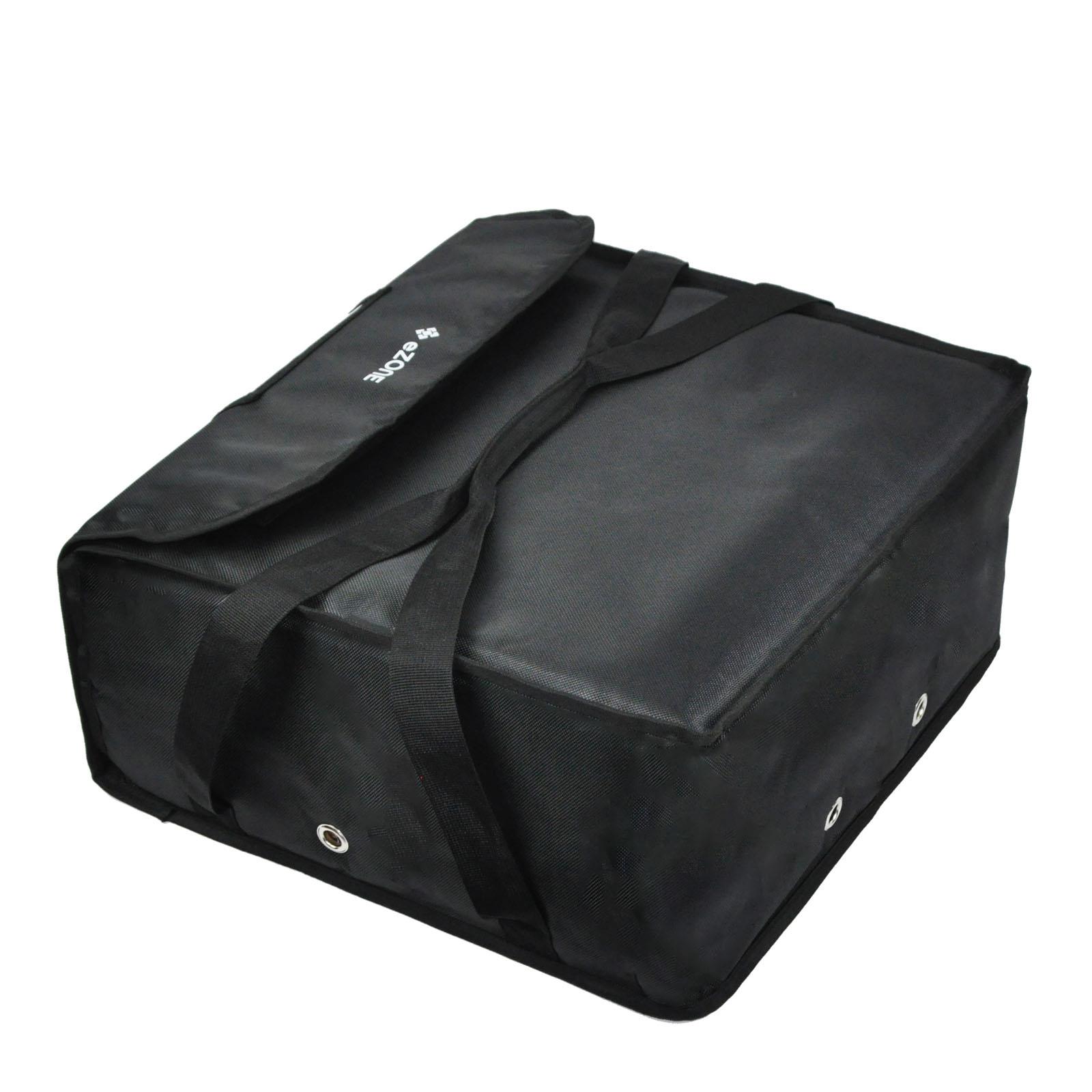Robuste Pizza Liefertasche 4x16" Box voll isoliert wasserdicht zum Mitnehmen