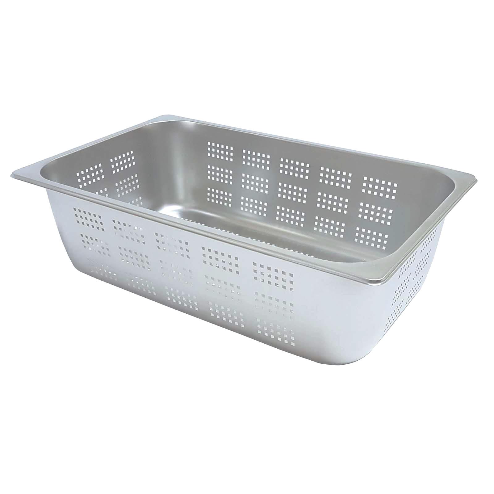 Perforated Gastronorm Pan 1/1 Stainless Steel Combi Oven Steamer Tray Bain Marie - Picture 4 of 4