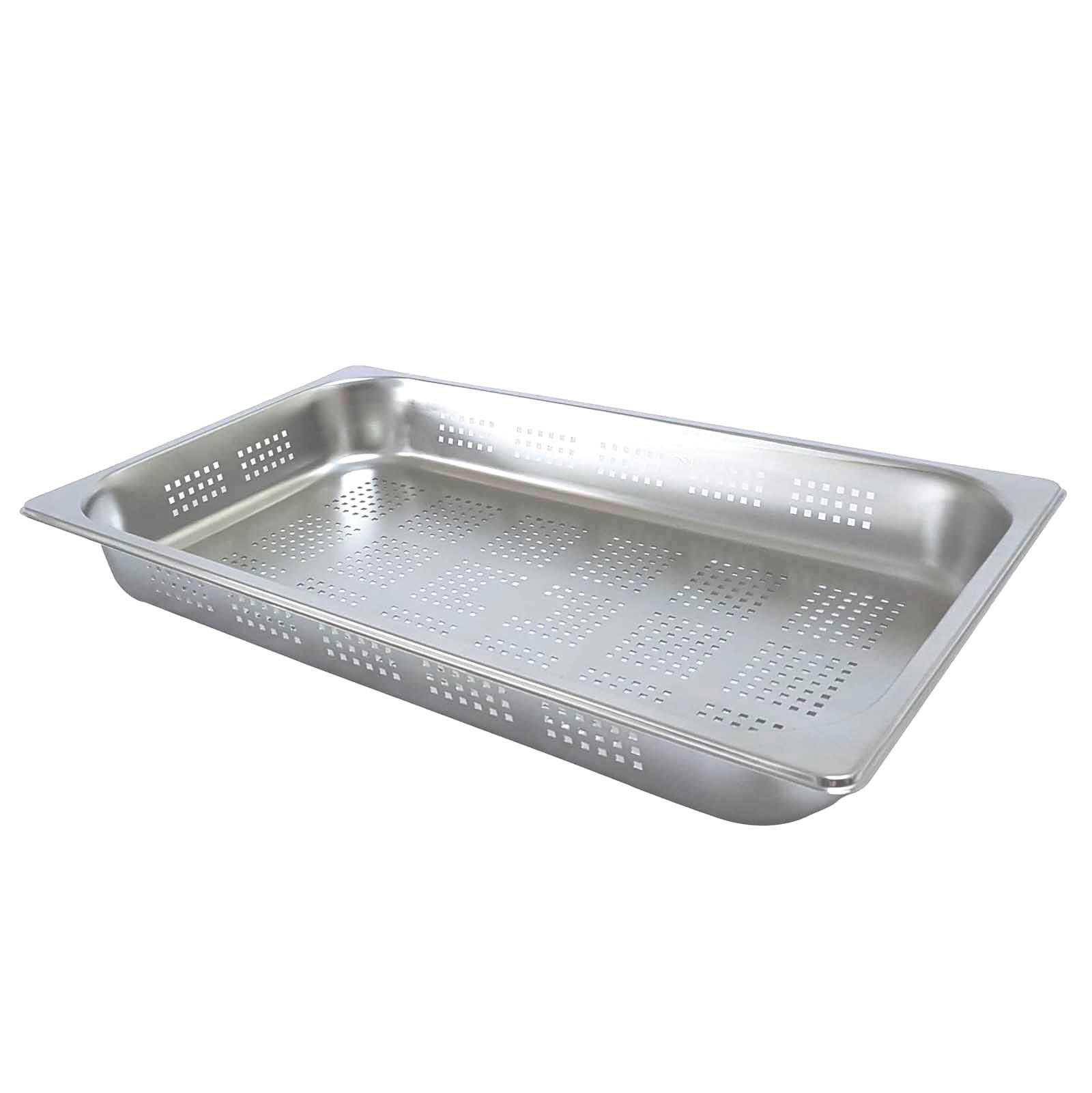 Perforated Gastronorm Pan 1/1 Stainless Steel Combi Oven Steamer Tray Bain Marie - Picture 2 of 4