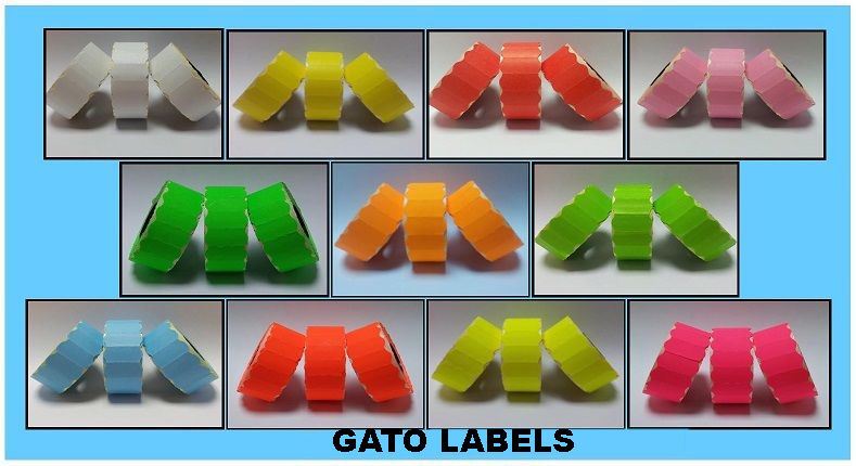 Printed CT7 'Reduced Was / Now' 26 X 16mm Price Gun Labels - Price Gun Land